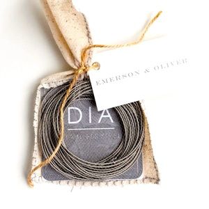 DIA BRACELETS - EMERSON & OLIVER Stainless Steel